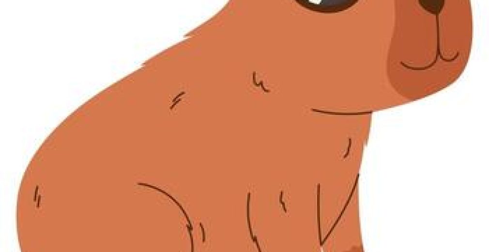 cute-capybara-character-exotic-rodent-in-sunglasses-hand-drawn-illustration-vector