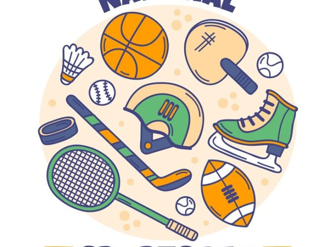 dibujado-mano-ilustracion-dia-nacional-deporte_23-2148997817