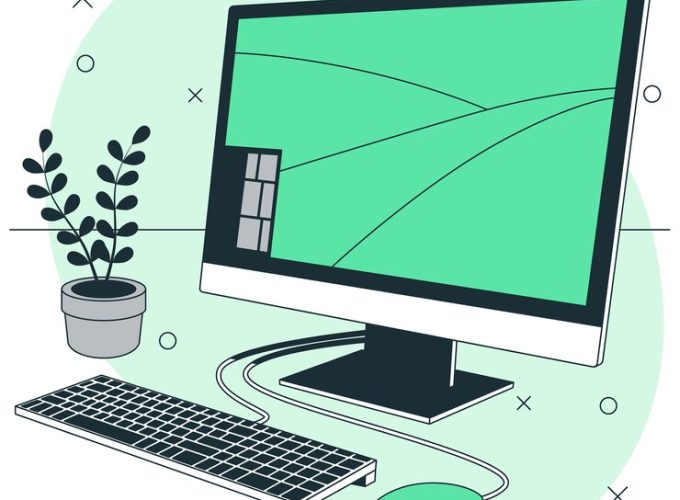 ilustracion-concepto-computadora-escritorio_114360-12153