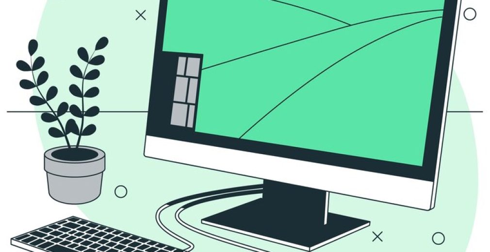 ilustracion-concepto-computadora-escritorio_114360-12153