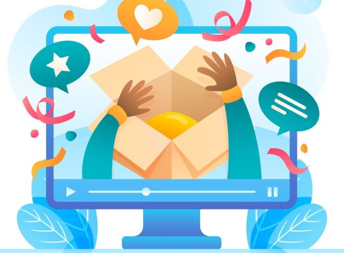 ilustracion-unboxing-degradado_23-2150343313